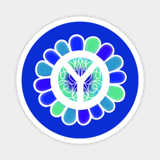 FLOWER Peace Activist Magnet